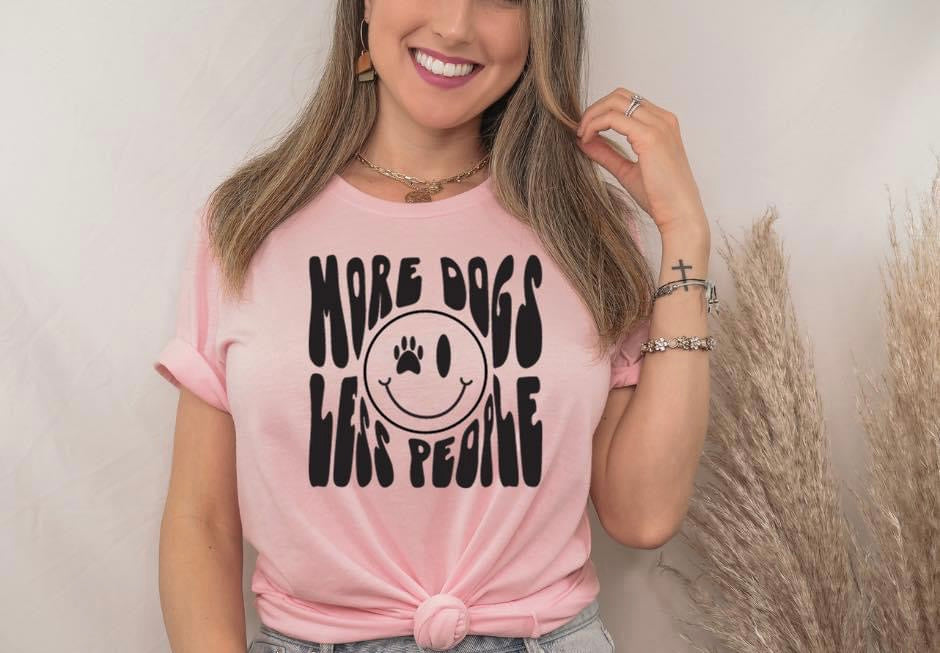 More Dogs Less People Screenprint