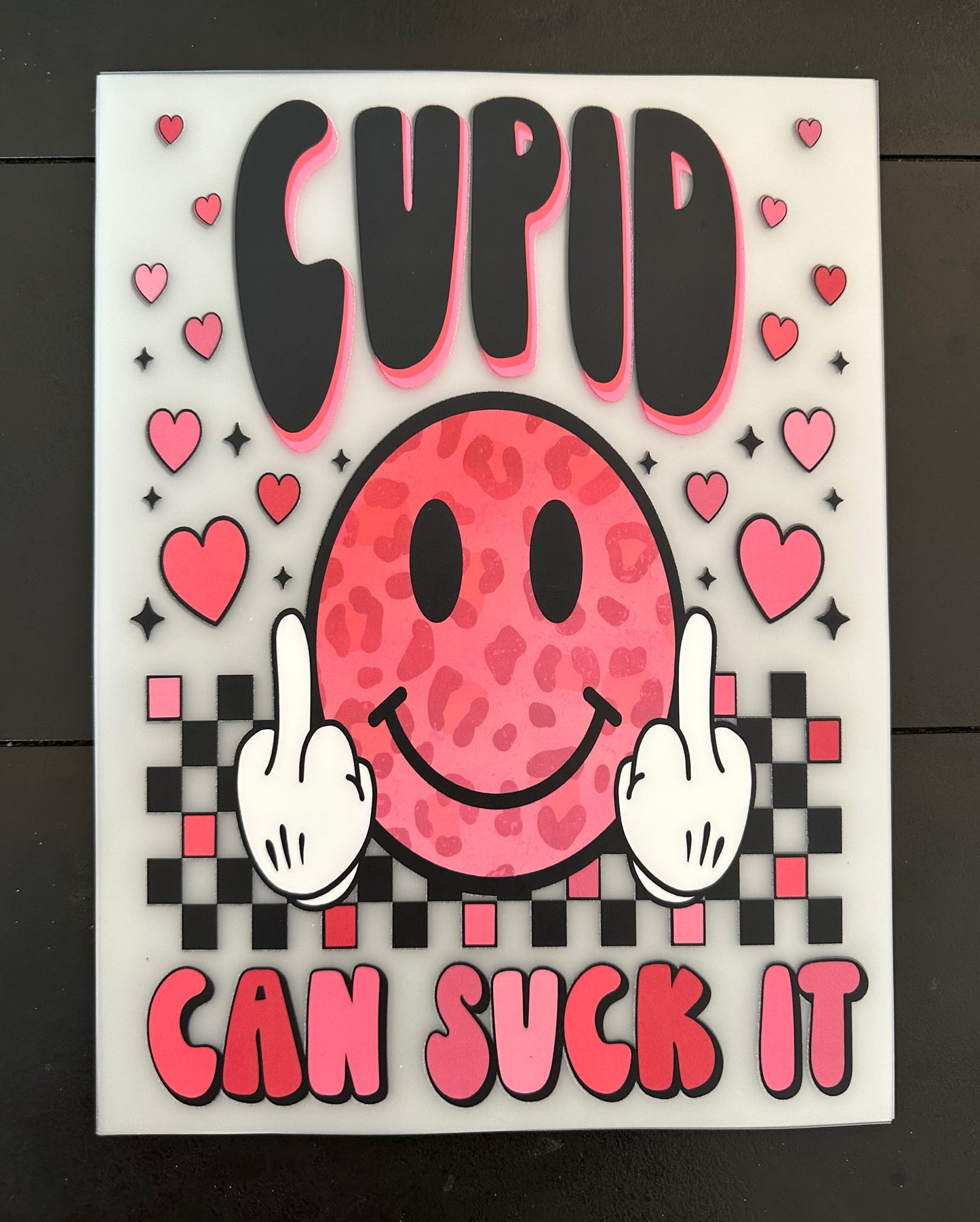 Cupid Can Suck It Screenprint