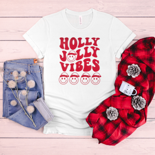 Holly Jolly Vibes Screenprint
