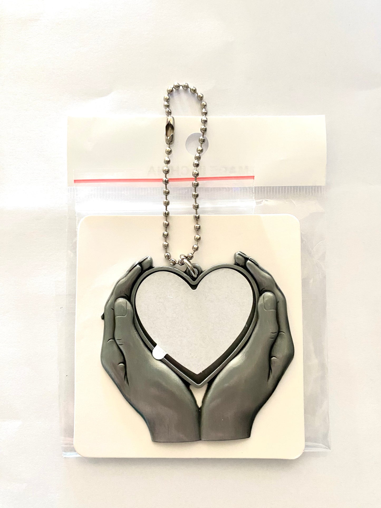 Hand/Heart Car Charm