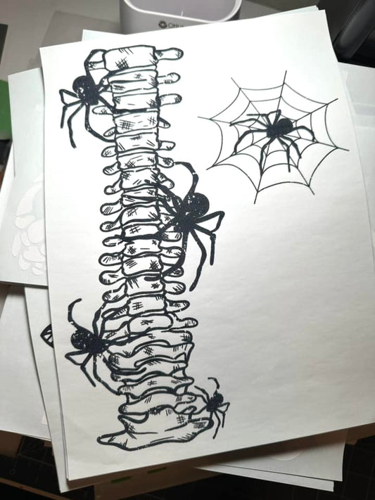 Spider Spine Screenprint