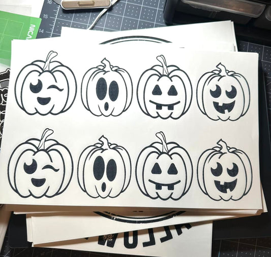 Halloween Pumpkins Screenprint