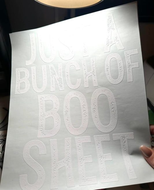 Boo Sheet Screenprint