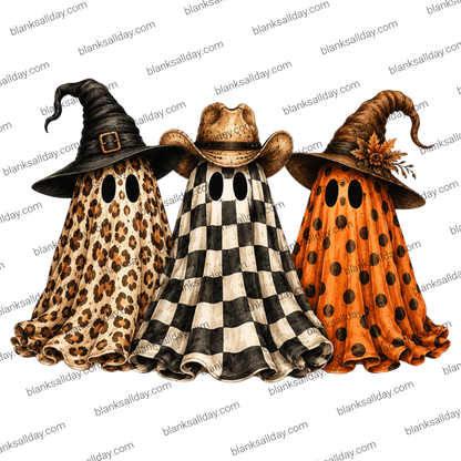 3 Ghosts Ready-to-Press Sublimation Transfer