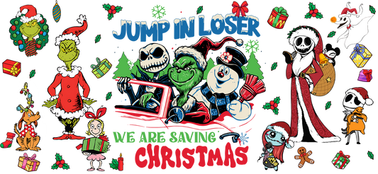 Nightmare Grinchy Christmas UVDTF Cup Wrap