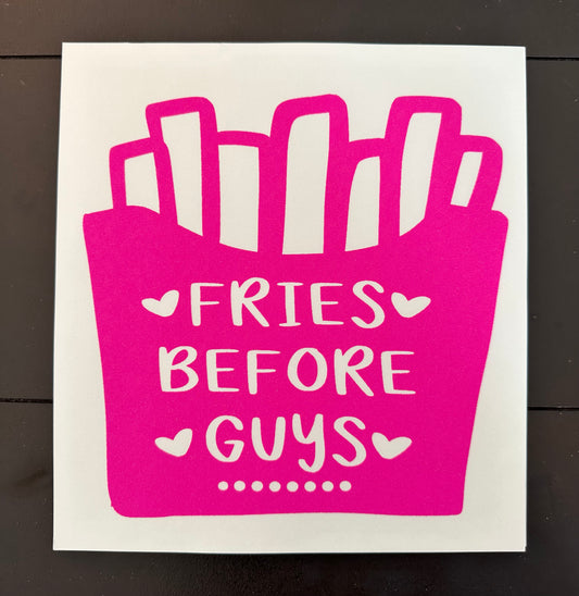 Fries Before Guys kids Screenprint