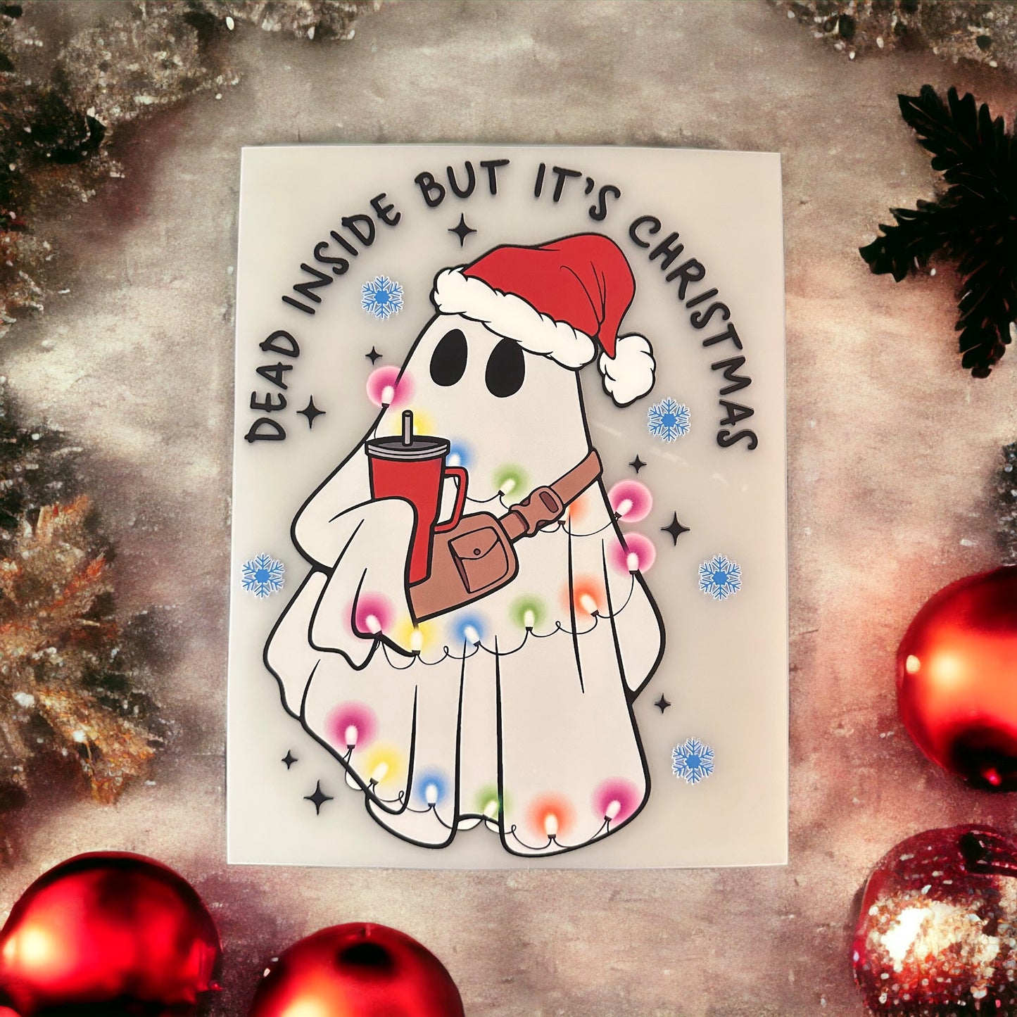 Dead Inside Christmas Screenprint