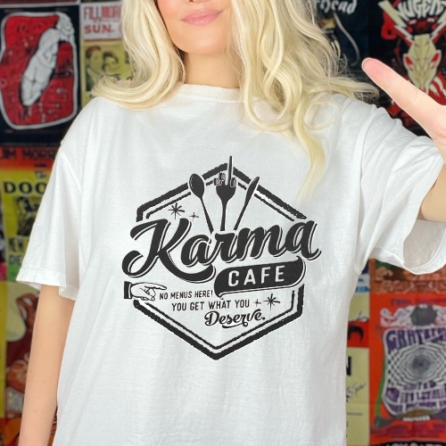 Karma Cafe Screenprint