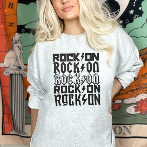 Rock On Screenprint