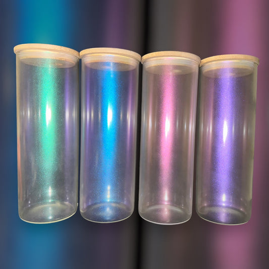 Holographic Glass Tumbler