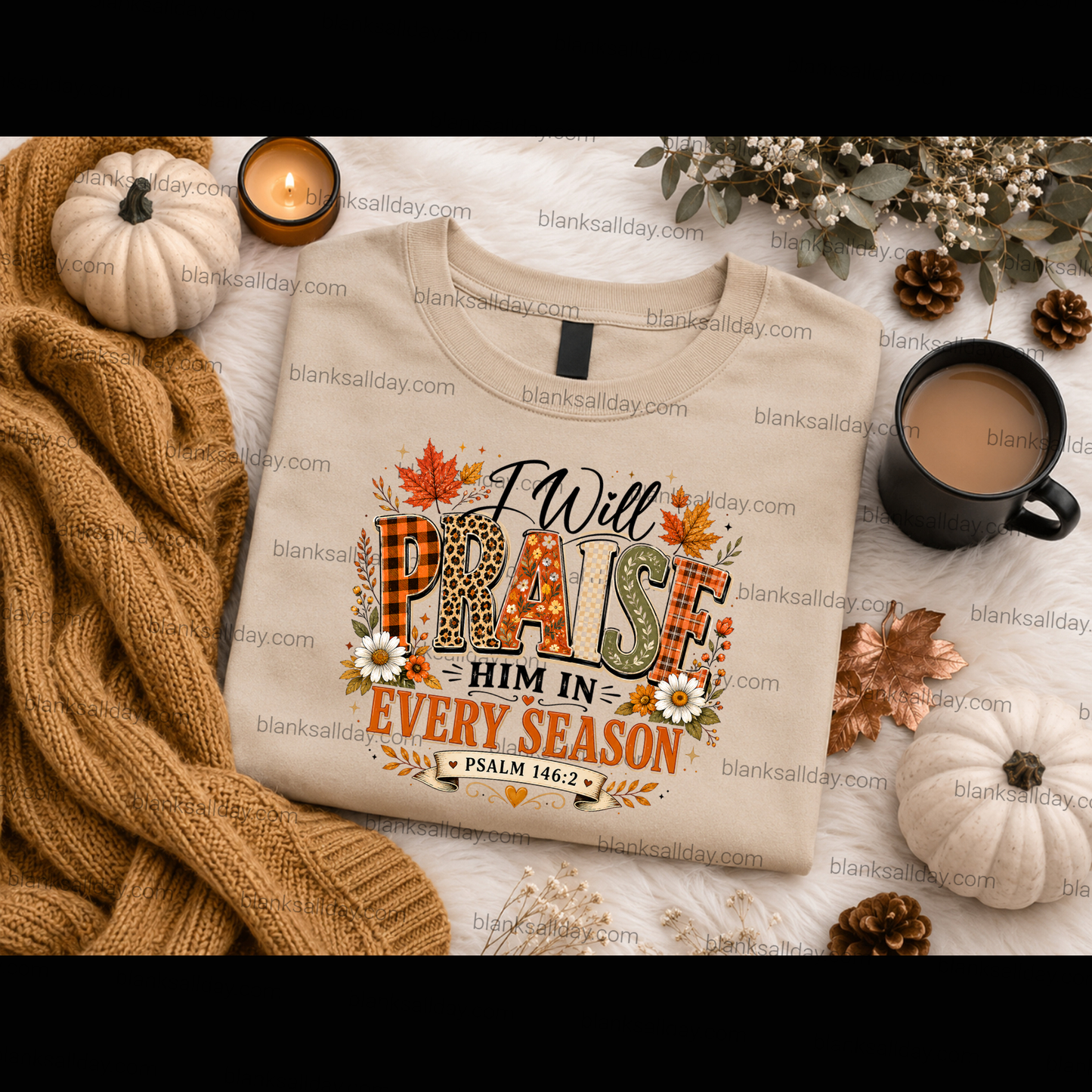 Praise Him Season 2 Ready-to-Press Sublimation Transfer