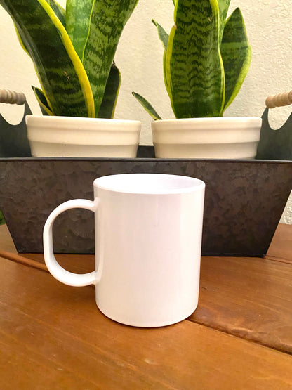 Plastic Coffee Mug for Sublimation